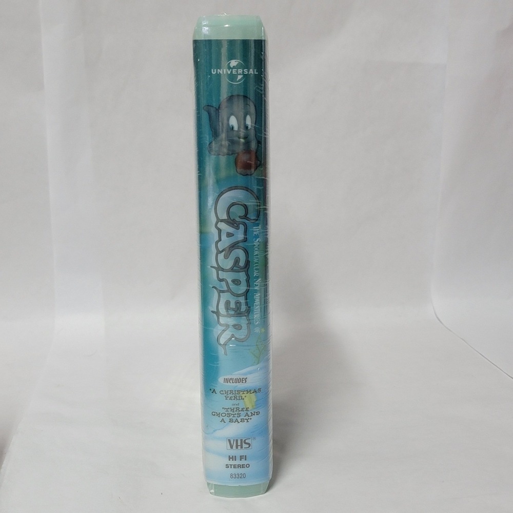 Casper The Spooktacular New Adventures VHS Movie A Christmas Carol Three Ghosts - Picture 3 of 6